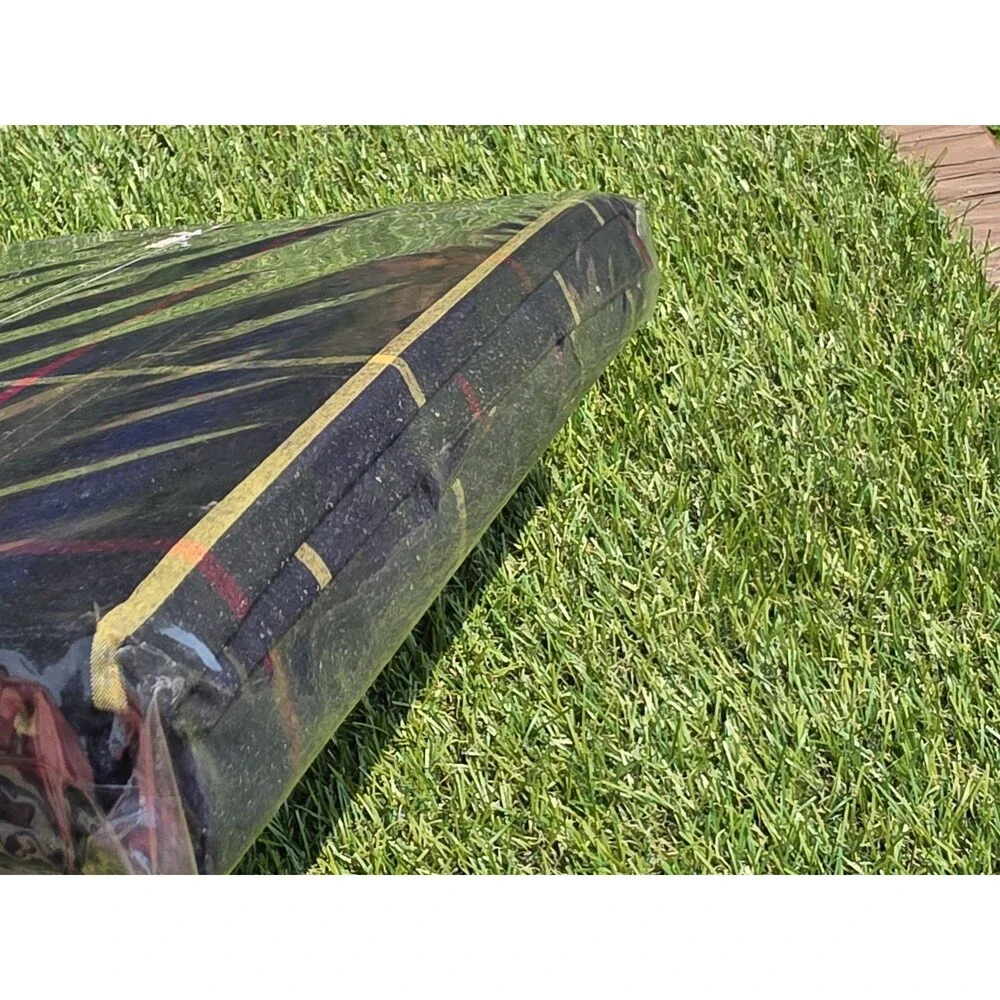 Vtg NOS Tommy Hilfiger Queen Flat Sheet 100% Ringspun Combed Cotton  Olive Plaid